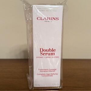 Clarins Double Serum, 1.7 oz, NIB, Complete Age-Defying Concentrate, Anti-Aging